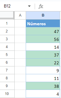 formata condicional varias linhas 15