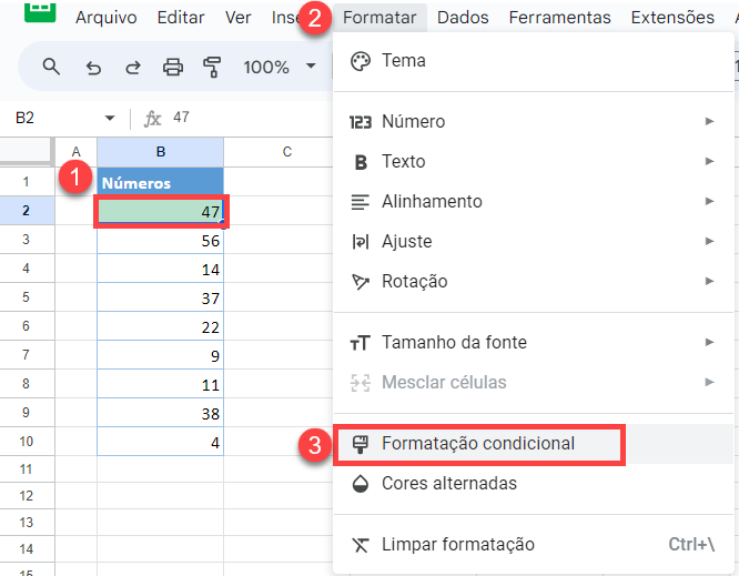 formata condicional varias linhas 16