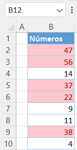 formata condicional varias linhas 7