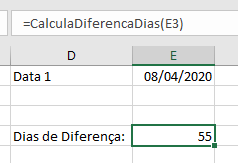 funcao vba excel 2