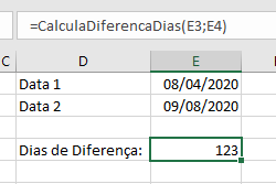 funcao vba excel