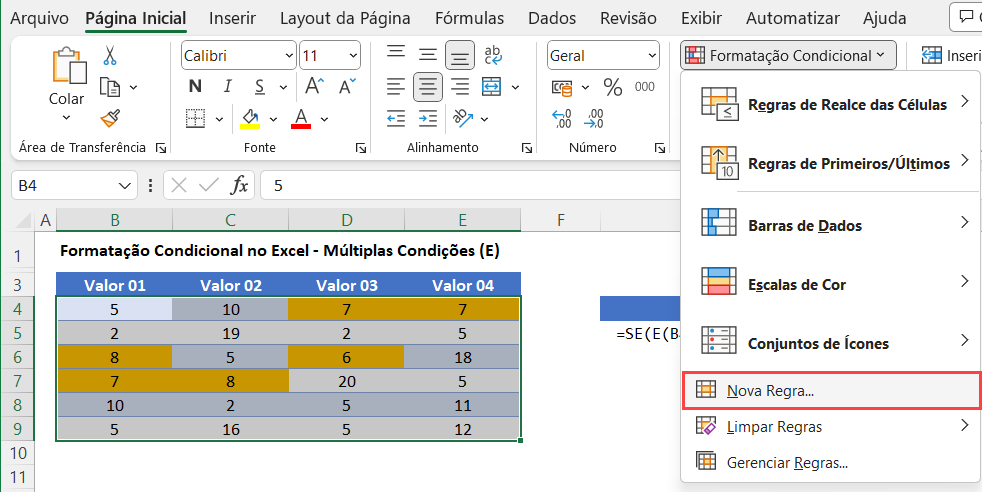 multiplas condicoes e 2