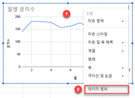 구글시트 데이터 범위 변경