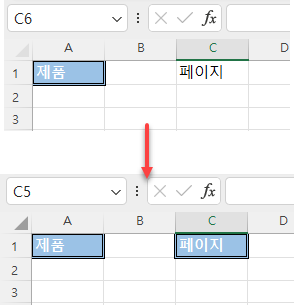 서식 복사시 모든 서식이 복사됨