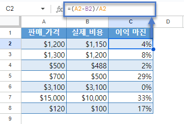 이익마진 구글