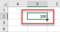 Ausfüllkästchen in Excel aktiviert