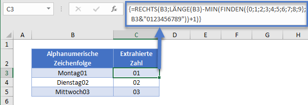 Zahl von rechts extrahieren