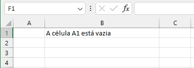 celula esta vazia