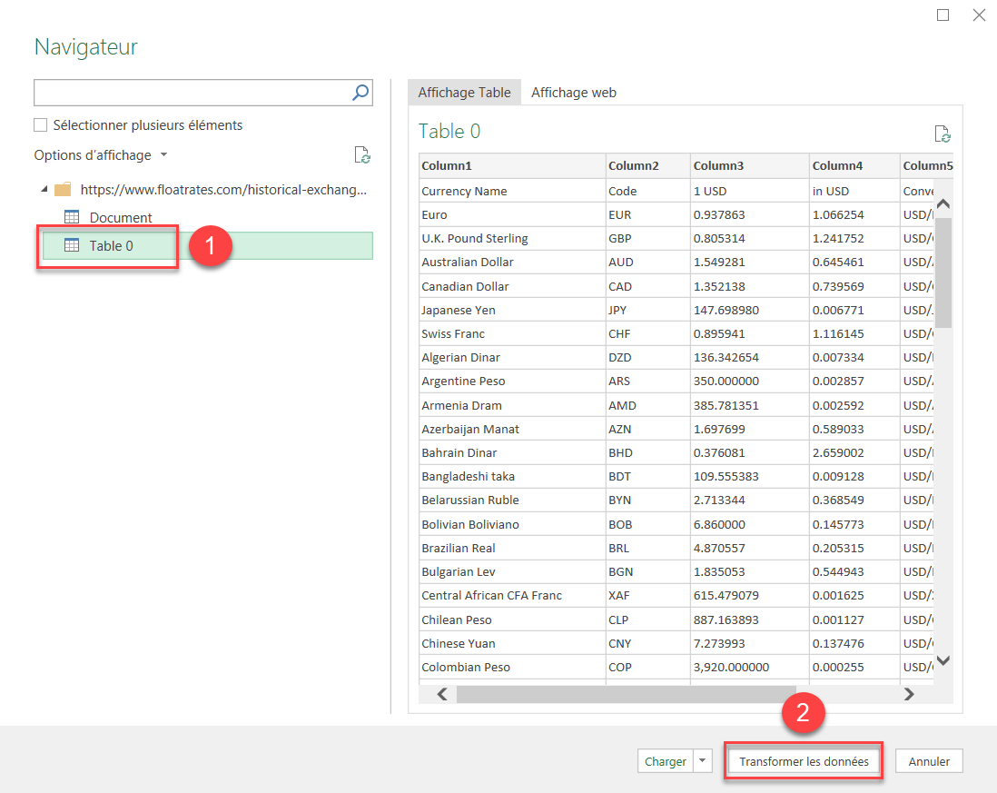 excel importer html tableau