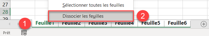 excel plusieurs feuilles dossocier