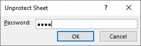 lockfile sheet password