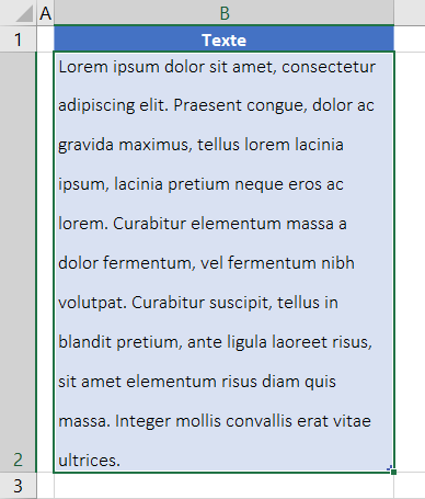 excel interligne apres