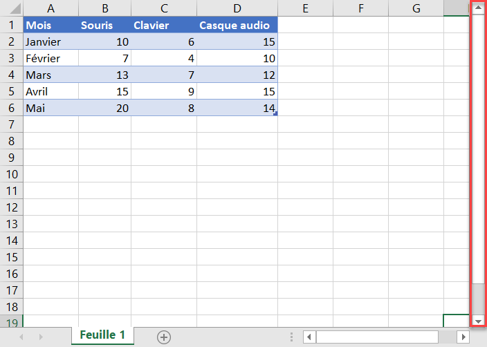 excel supprimer lignes colonnes lignes supprimees