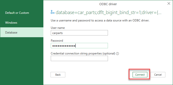 mysql password 