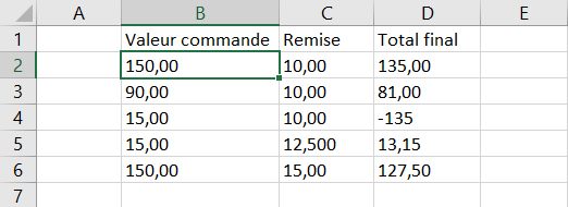 excel retirer triangle sans verification