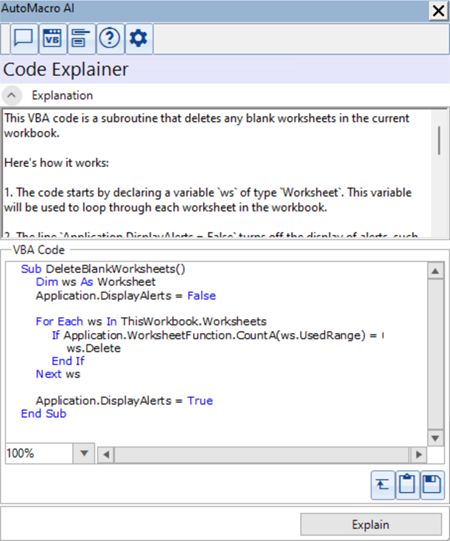 explain vba code