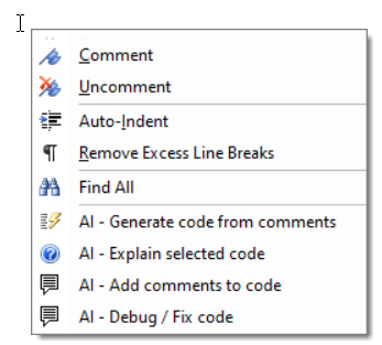 right click vba tools