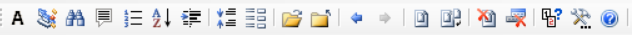 vba tools toolbar
