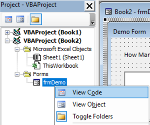 vba view userform code