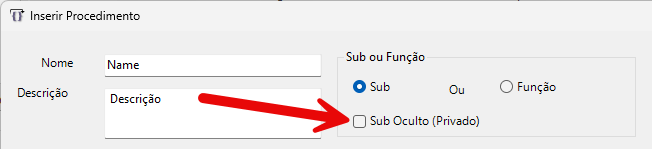 vba code module