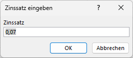 vba inputbox generator default value