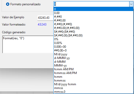 custom number formats
