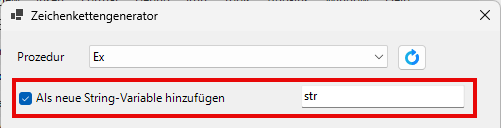 insert string var