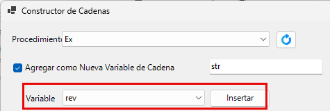 insert string var