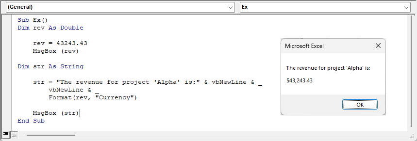 string builder output