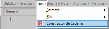 string builder menu