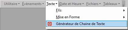 string builder menu