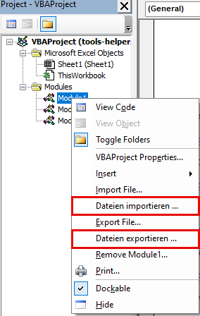 mass import export modules