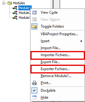 mass import export modules