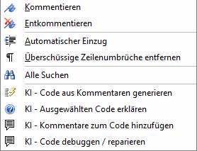 right click vba tools