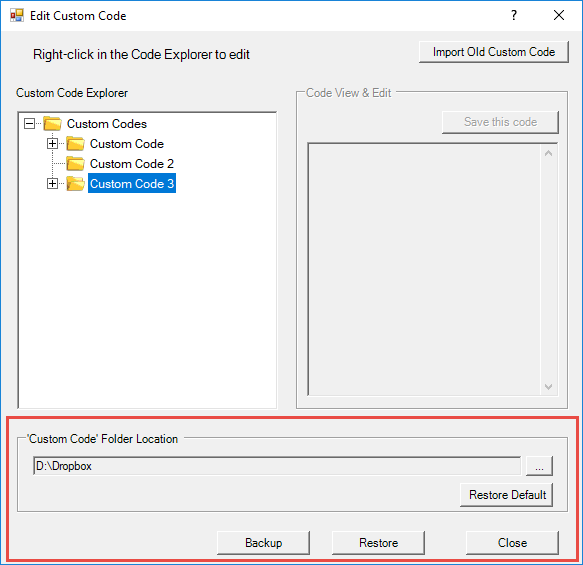 vba edit code location