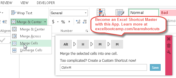 shortcut for merge and center in excel mac shortcut for merge and center in excel mac