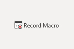 Record a Macro