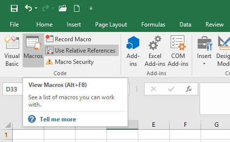 Excel VBA Macros for Beginners