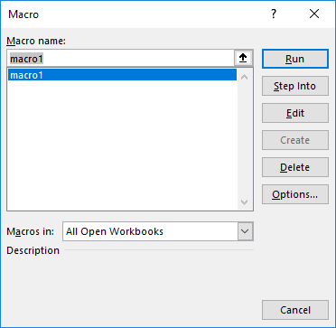 Excel Macro Tutorial